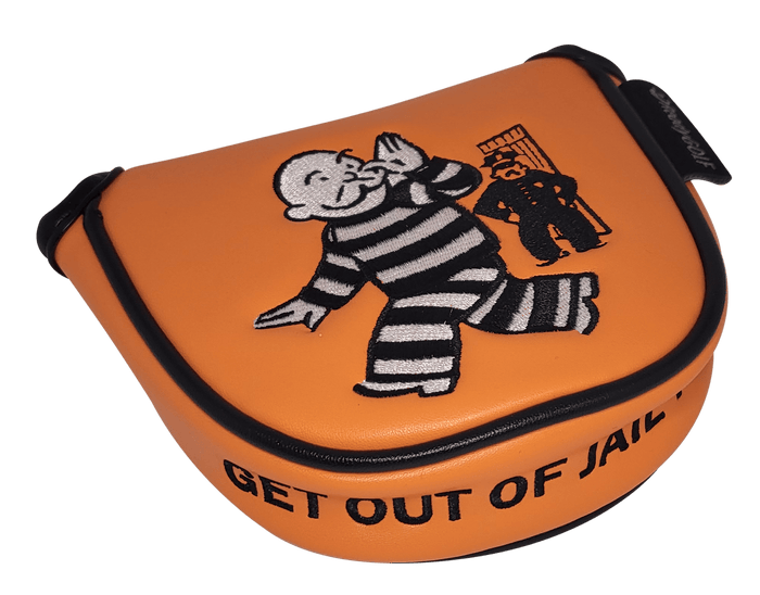 Get Out of Jail Embroidered Putter Cover - Mallet ReadyGOLF LLC