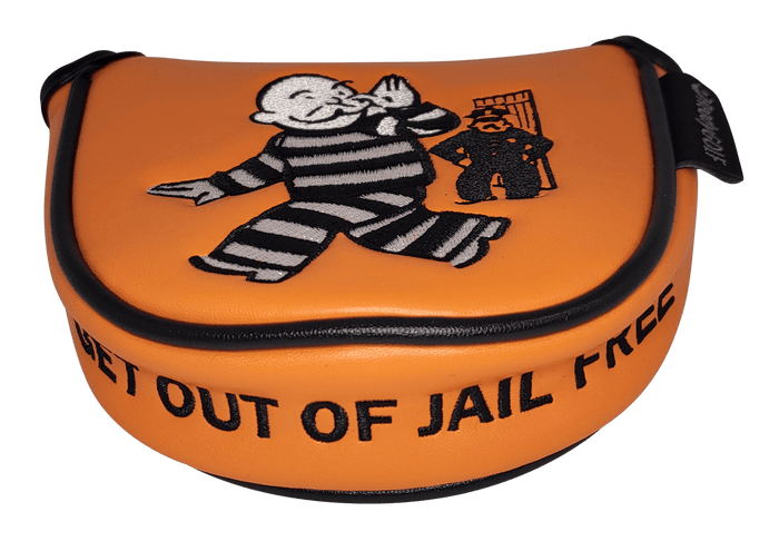 Get Out of Jail Embroidered Putter Cover - Mallet ReadyGOLF LLC