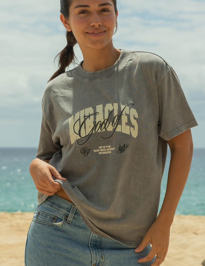 God of Miracles Unisex Tee Elevated Faith