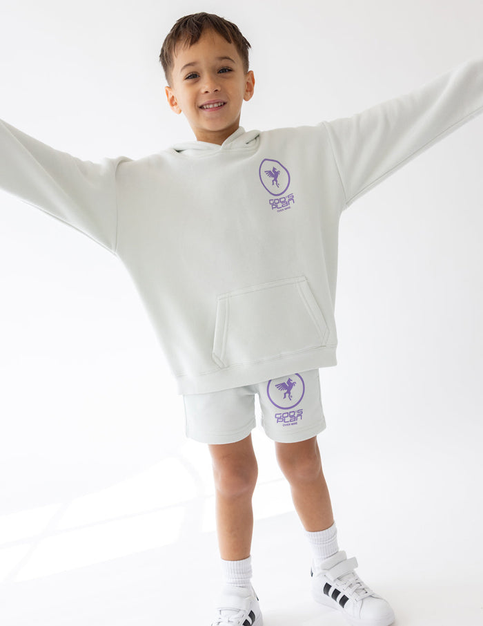 God's Plan Racing Kids Hoodie Elevated Faith
