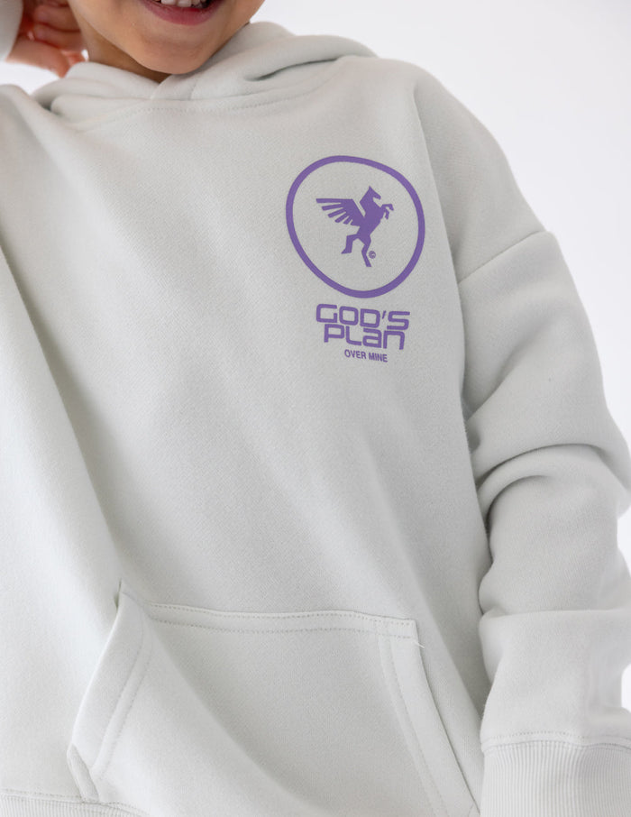 God's Plan Racing Kids Hoodie Elevated Faith