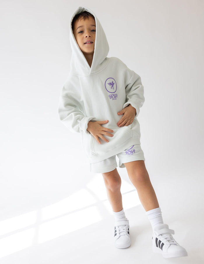 God's Plan Racing Kids Hoodie Elevated Faith