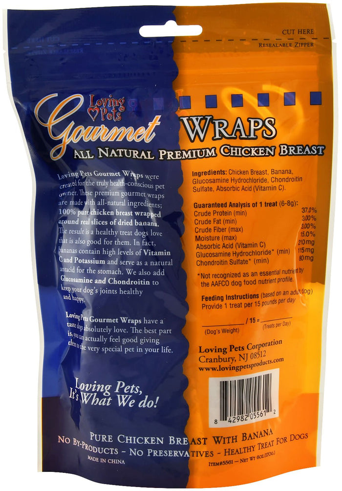 Gourmet Wraps Healthy Dog Treats with Glucosamine & Chondroitin - ZOG1 - Apple - 6