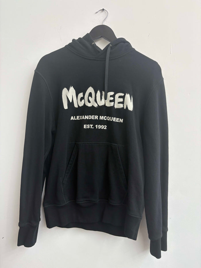 Alexander McQueen Graffiti Logo Hoodie