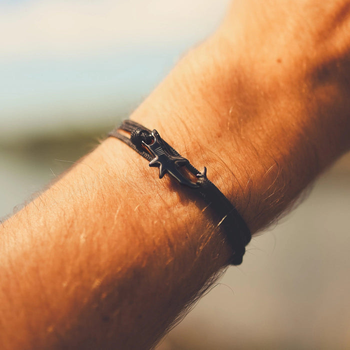 Great White Shark Bracelet (Deep Sea Edition) Cape Clasp
