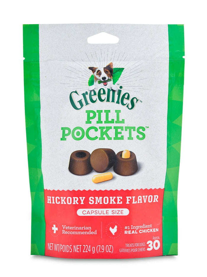 Greenies Pill Pockets for Capsules for Dogs, 30 ct - 2PPG - Chicken - 1
