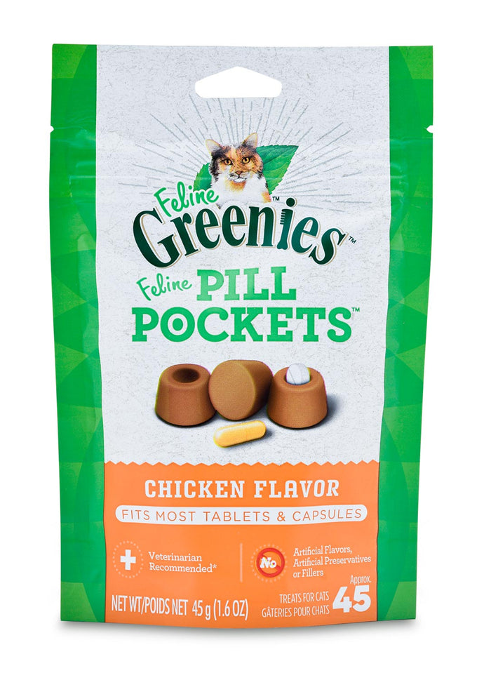 Greenies Pill Pockets for Cats, 45 ct - 2PPJ - Chicken - 3