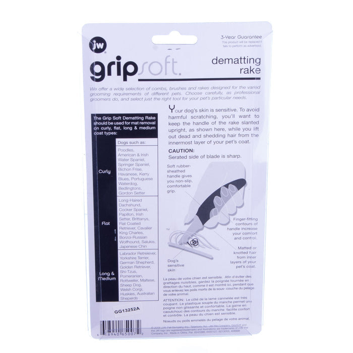 GripSoft Dematting Rake - J7G6 - 3