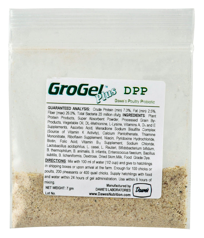 GroGel Plus with DPP Poultry Hatchling Supplement - MCHG1 - 100 dose - 1