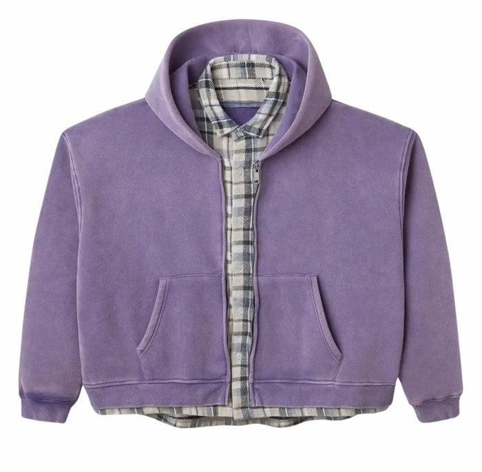 GV Gallery Flannel Zip Up Hoodie