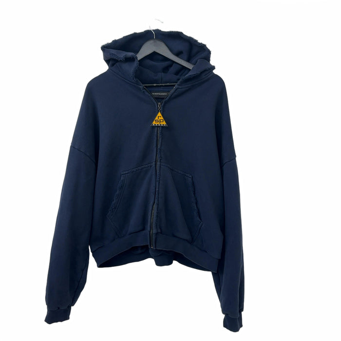 Gv Gallery Navy Blue Zip Up Hoodie
