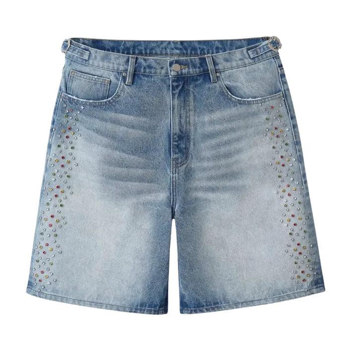 HAPPY MEMORIES DON'T DIE HMDD 'H-STAR CRYSTAL' JORT SHORTS
