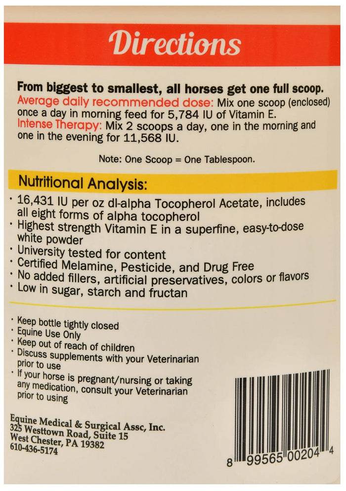 Health - E Maximum Strength Vitamin E Supplement - RJMAC - 1.32 lb - 2