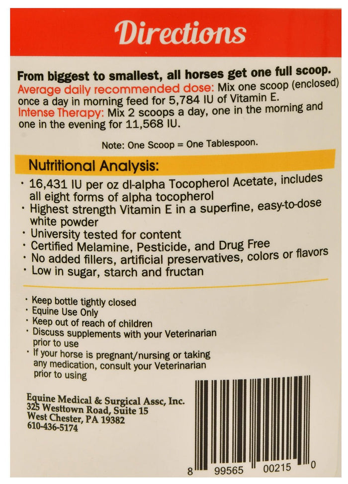 Health - E Maximum Strength Vitamin E Supplement - RJMAD - 3.96 lbs - 5