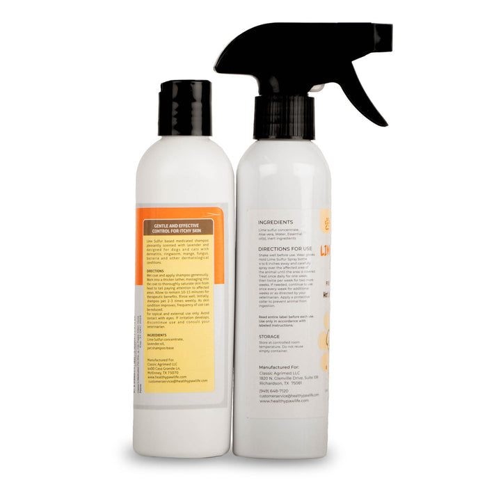 Healthy Paw Life's Bundle of Lime Sulfur Spray (8 fl oz) and Lime Sulfur Shampoo (8 fl oz) - HP2K - 8oz - 3