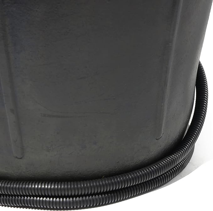 Heated Flat - Back Rubber Bucket for Livestock - 5FWB - 18 qt - 2