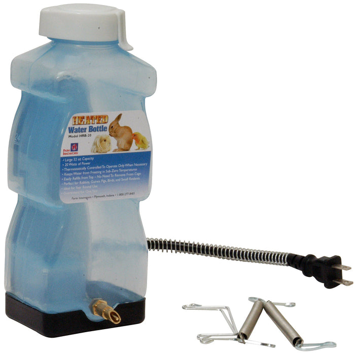 Heated Water Bottle for Small Animals, 32 oz - 5FH2 - 1