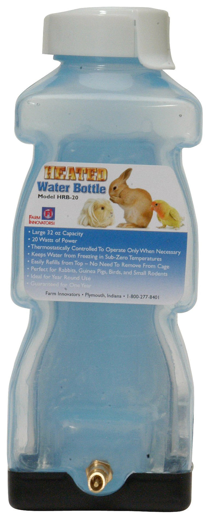 Heated Water Bottle for Small Animals, 32 oz - 5FH2 - 2