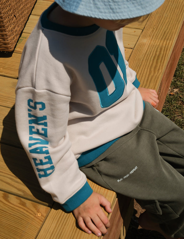 Heaven's Favorite Kids Crewneck Elevated Faith