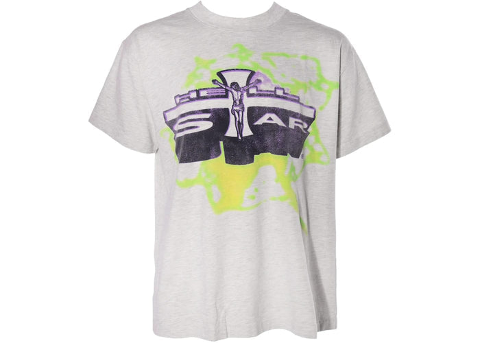 Hellstar Jesus T-Shirt Grey