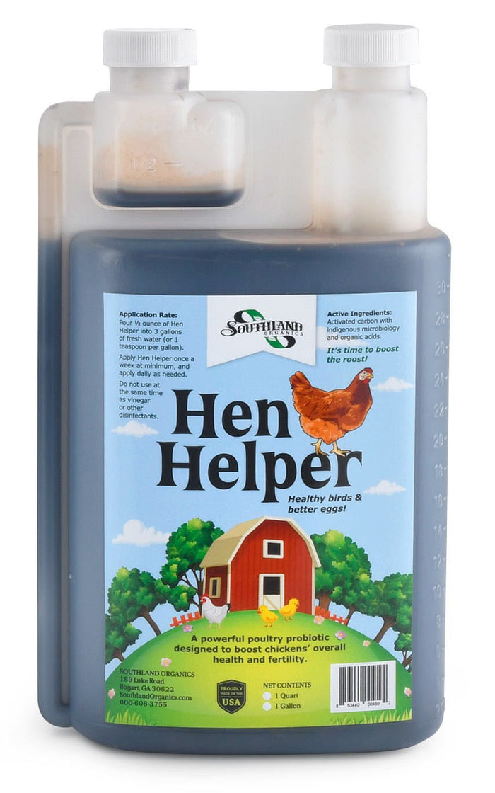 Hen Helper Poultry Probiotic Liquid Supplement - SOUAF - 1 quart - 1