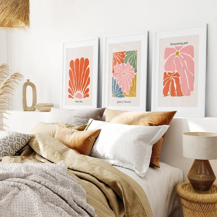 Henri Matisse Flower Market Colorful Poster Wall Art Set