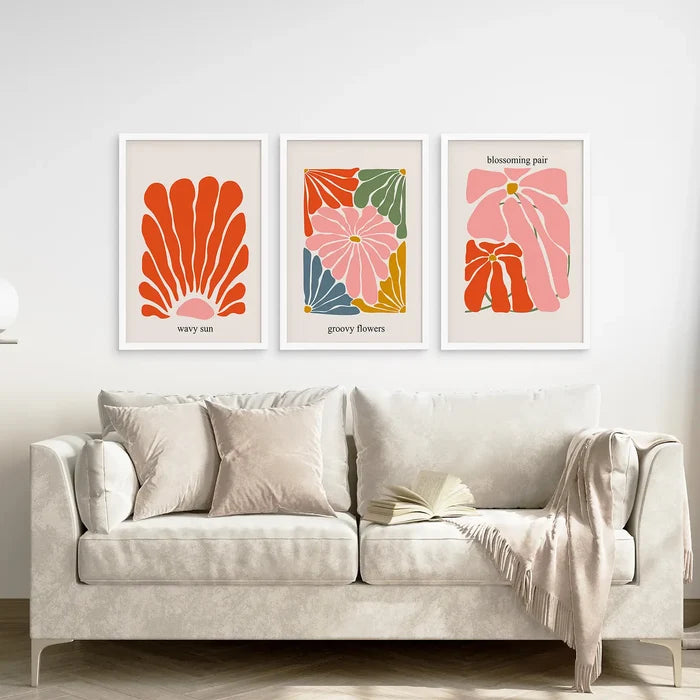 Henri Matisse Flower Market Colorful Poster Wall Art Set