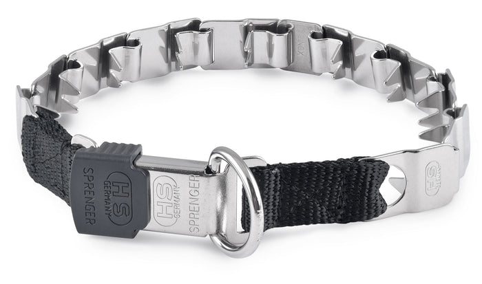 Herm Sprenger Neck - Tech Training Collar with Security Buckle - 56NA - Neck - Tech Training Collar with Security Buckle, 19" - 1
