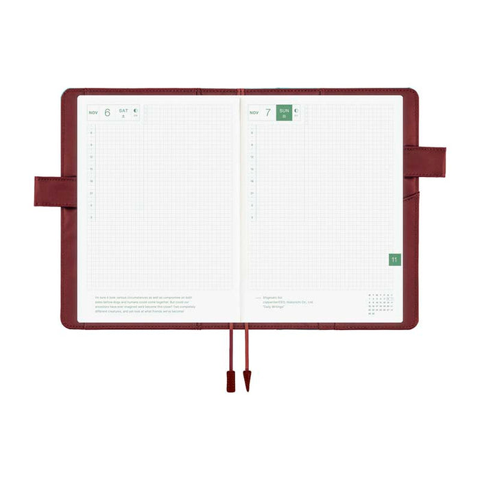 Hobonichi | Agenda Hobonichi Cousin A5 Colors Misty Cedar 2027
