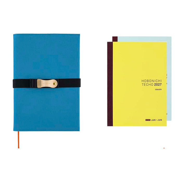 Hobonichi | Agenda Hobonichi Cousin A5 Folio: Ocean Blue 2027