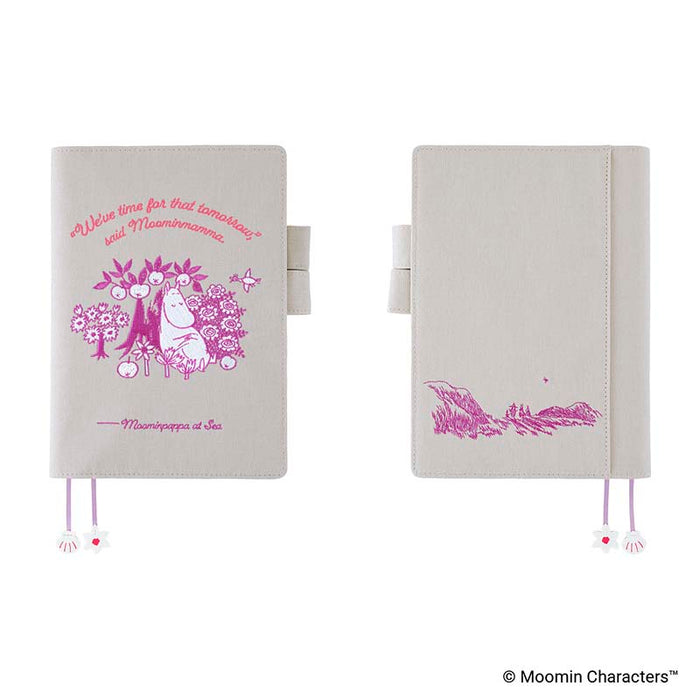 Hobonichi | Agenda Hobonichi Cousin A5 Moomin: My Yard (Pink Gray) 2027