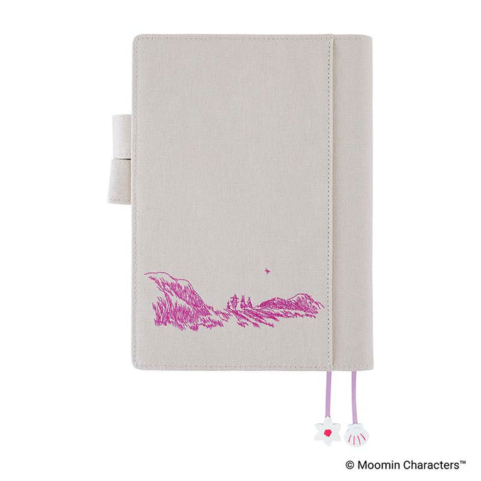 Hobonichi | Agenda Hobonichi Cousin A5 Moomin: My Yard (Pink Gray) 2027