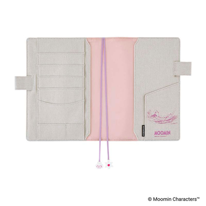 Hobonichi | Agenda Hobonichi Cousin A5 Moomin: My Yard (Pink Gray) 2027