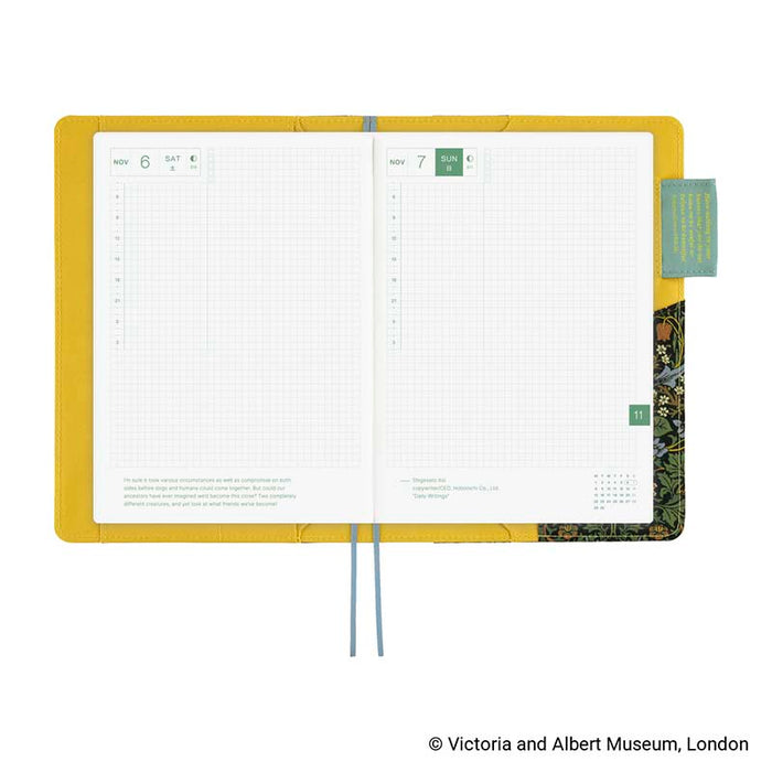 Hobonichi | Agenda Hobonichi Cousin A5 V&A Series: Blackthorn 2027