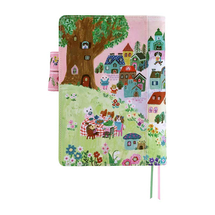 Hobonichi | Agenda Hobonichi Cousin A5 Yumi Kitagishi: White Cat Village 2027
