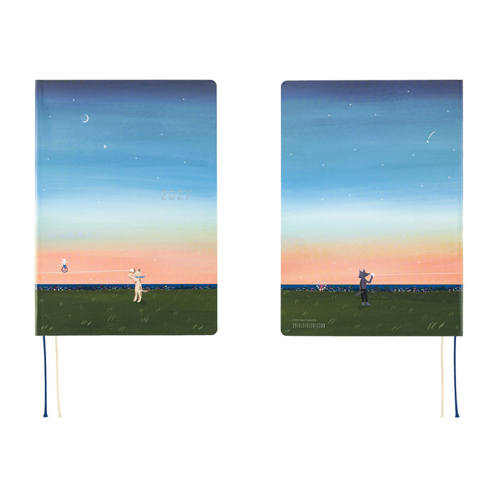 Hobonichi | Agenda Hobonichi HON A5 Hiroko Kubota: String Telephone Until the Moon is Full 2027
