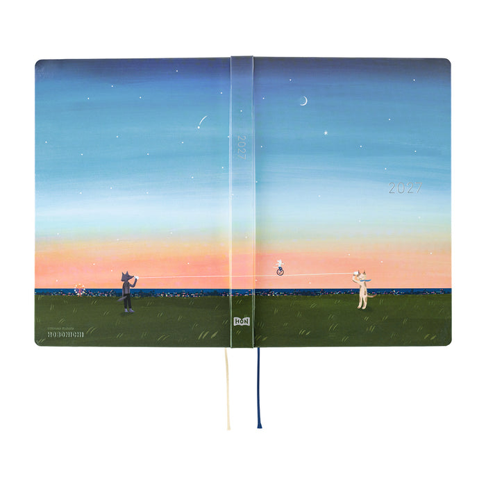 Hobonichi | Agenda Hobonichi HON A5 Hiroko Kubota: String Telephone Until the Moon is Full 2027