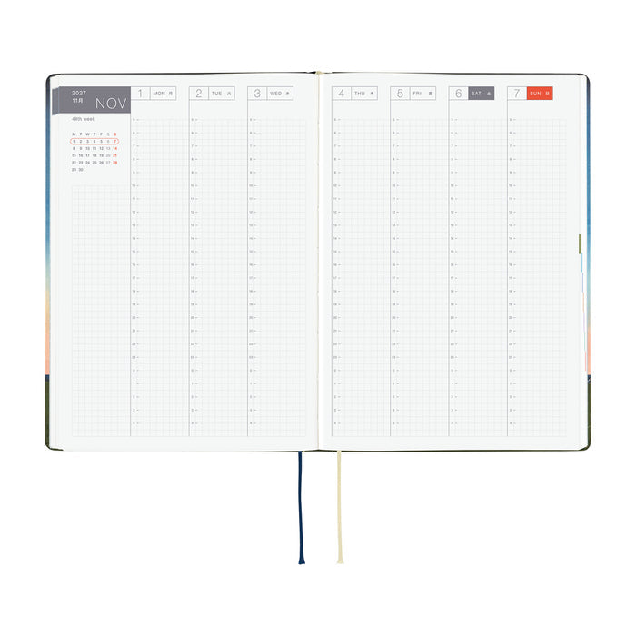 Hobonichi | Agenda Hobonichi HON A5 Hiroko Kubota: String Telephone Until the Moon is Full 2027