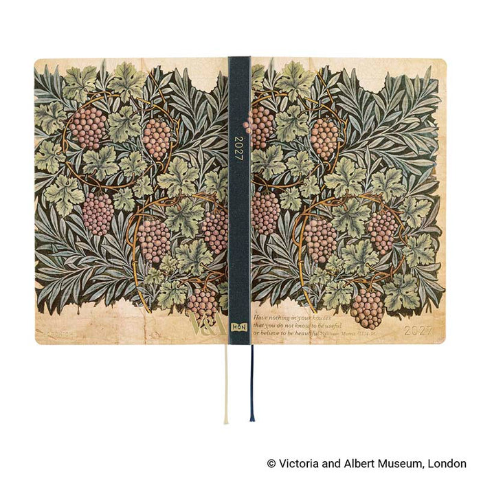 Hobonichi | Agenda Hobonichi HON A5 V&A Series: Vine 2027