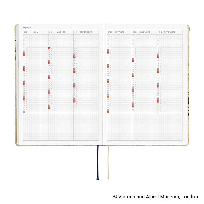 Hobonichi | Agenda Hobonichi HON A5 V&A Series: Vine 2027