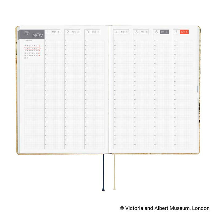 Hobonichi | Agenda Hobonichi HON A5 V&A Series: Vine 2027