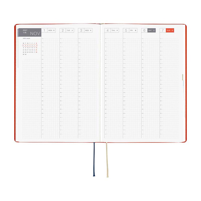 Hobonichi | Agenda Hobonichi HON A5 Yumi Kitagishi: White Cat and Rabbit’s Tea Room 2027