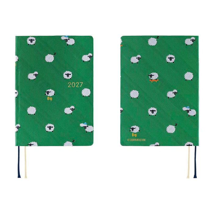 Hobonichi | Agenda Hobonichi HON A6 Bow & Tie: Sheep Sheep Sheep 2027