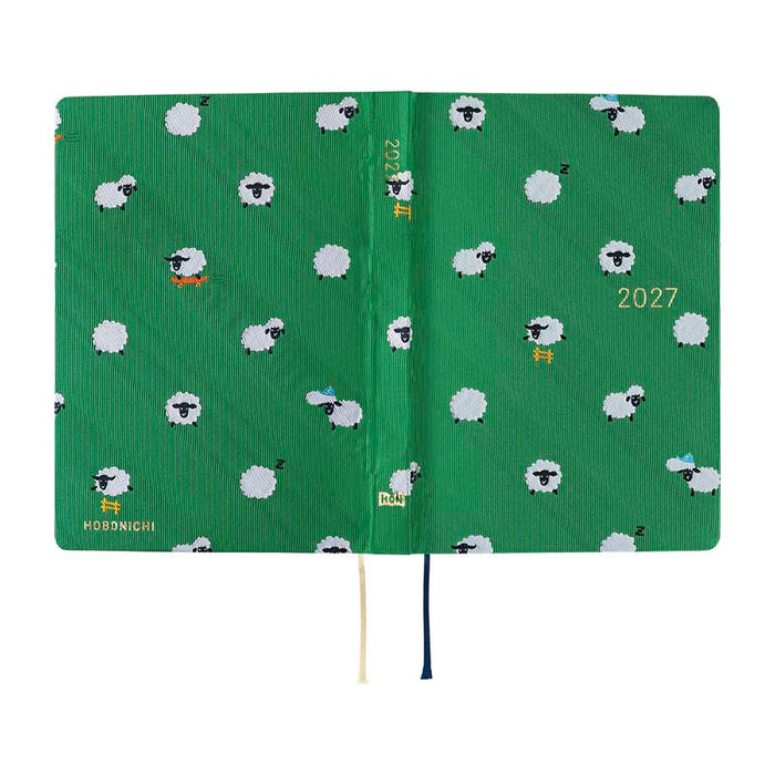 Hobonichi | Agenda Hobonichi HON A6 Bow & Tie: Sheep Sheep Sheep 2027