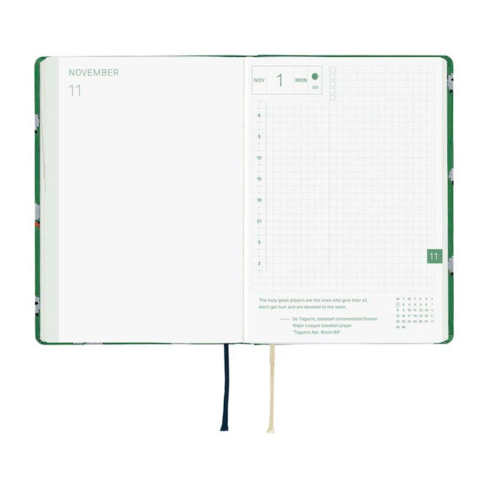Hobonichi | Agenda Hobonichi HON A6 Bow & Tie: Sheep Sheep Sheep 2027