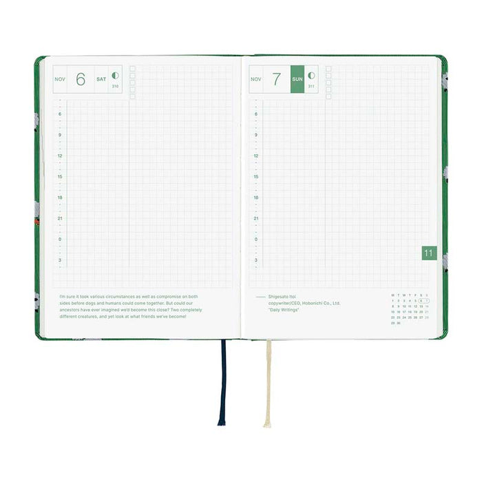 Hobonichi | Agenda Hobonichi HON A6 Bow & Tie: Sheep Sheep Sheep 2027