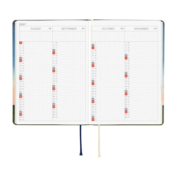 Hobonichi | Agenda Hobonichi HON A6 Hiroko Kubota: String Telephone Until the Moon is Full 2027