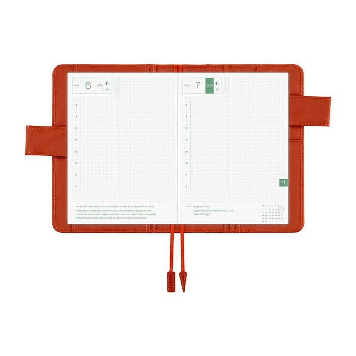 Hobonichi | Agenda Hobonichi Techo A6 Colors Bordeaux Teracotta 2027