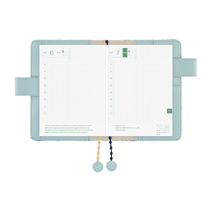 Hobonichi | Agenda Hobonichi Techo A6 mina perhonen: felice (Blue) 2027