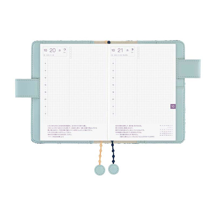 Hobonichi | Agenda Hobonichi Techo A6 mina perhonen: felice (Blue) 2027